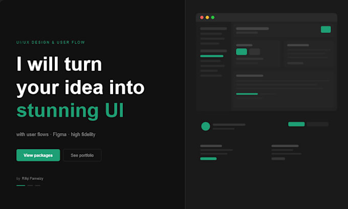 design user flows and high fidelity UI for your app