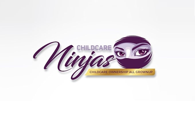 design artwork childcare ninja logo for you