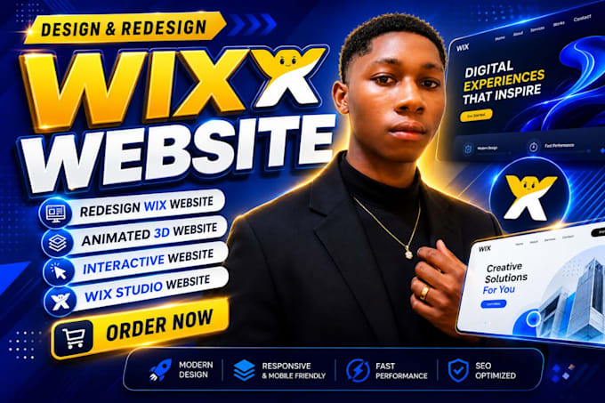 redesign wix animated 3d website wix interactive website wix studio website