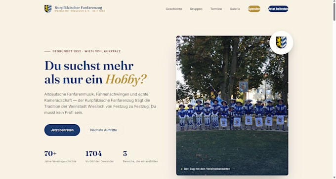 create an profesional website, just give me your idea