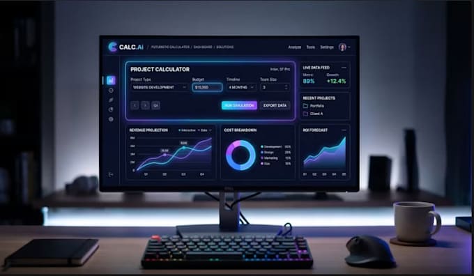 build a custom website calculator or interactive lead widget using ai
