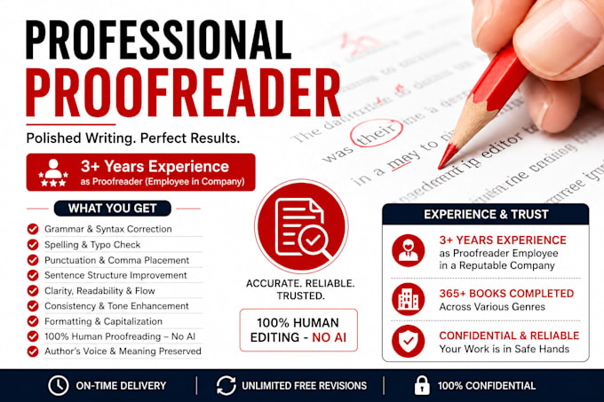 proofread and edit your book manuscript with perfect grammar