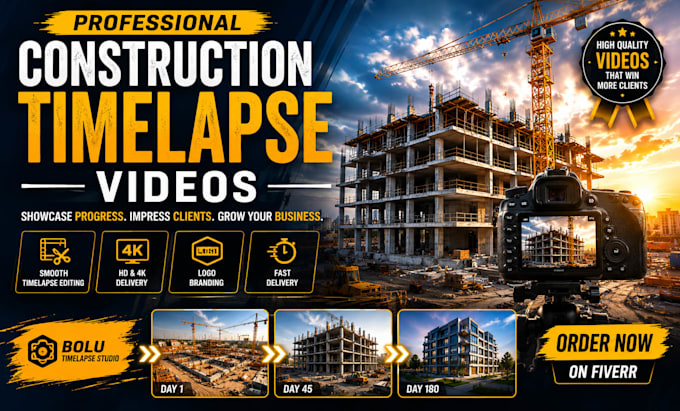 timelapse construction aging video create