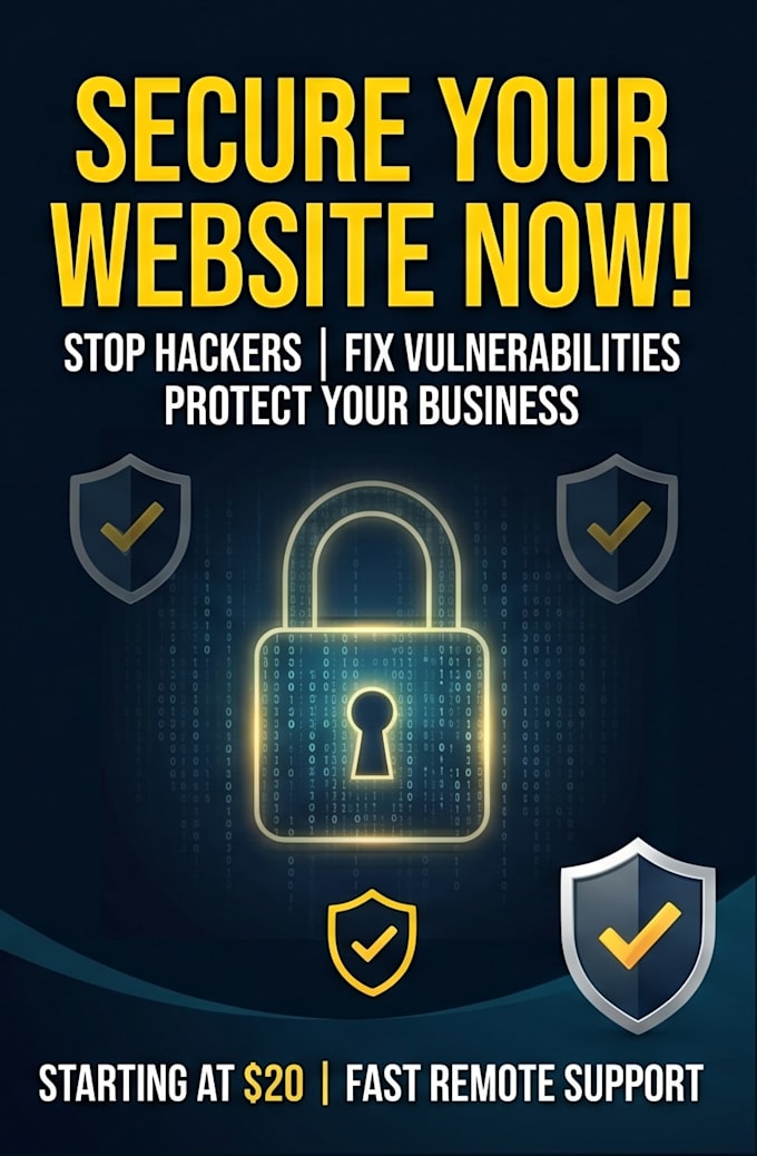 audit your website security and fix vulnerabilities