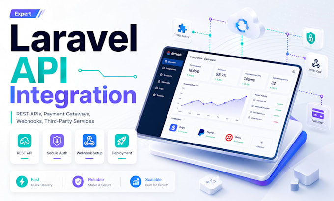 integrate API or payment gateway in laravel