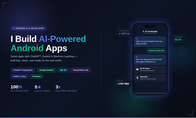 develop mobile apps with claude, gpt and llm integration