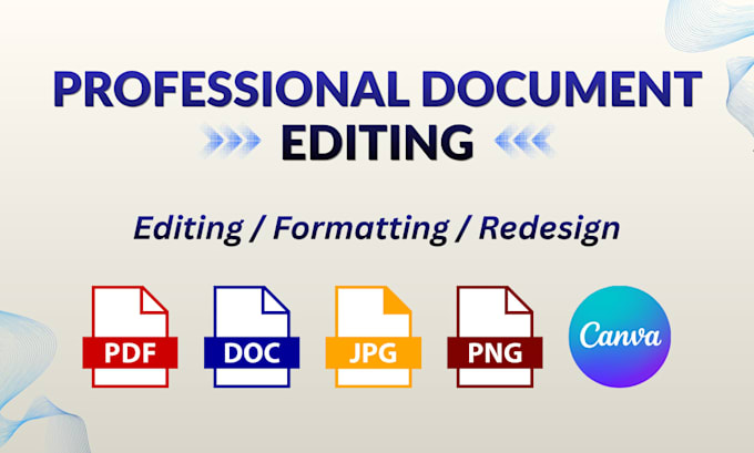 professionally edit, format and redesign your documents