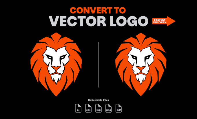 manually vectorize your logo in high quality