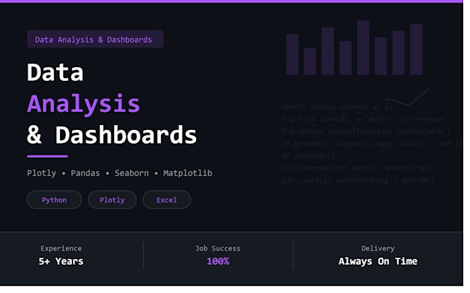 do python data analysis and build an interactive dashboard
