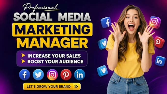 be social media manager and content creator