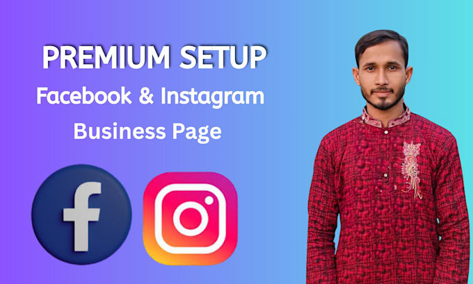 create professional facebook and instagram page with banner