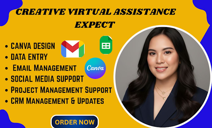 be your executive virtual assistant creative virtual assistant