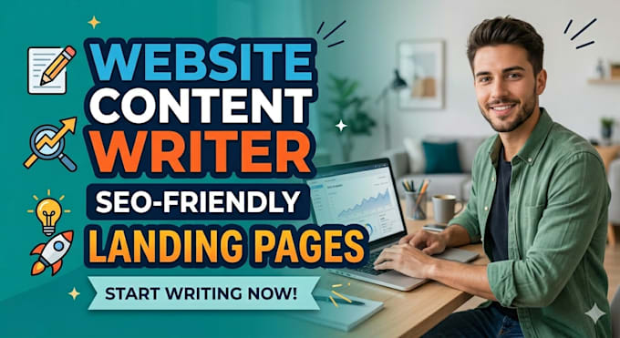 write website content and landing pages