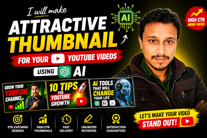 make engaging thumbnail for your youtube videos using ai