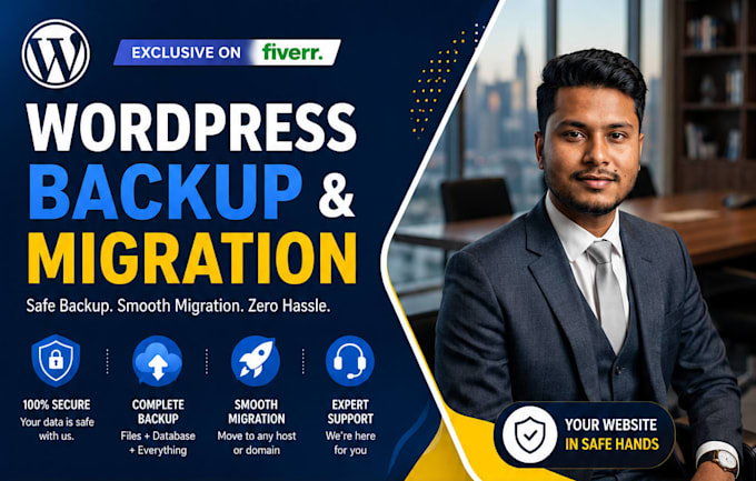 migrate wordpress and backup your wordpress website