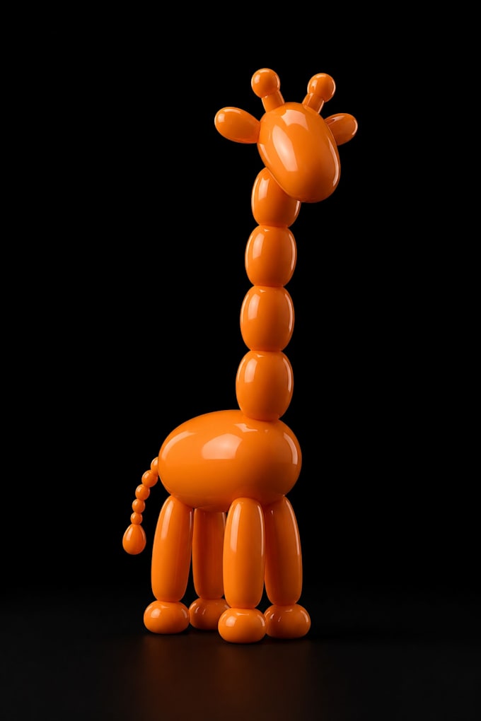 create eye catching 3d balloon inflated style art