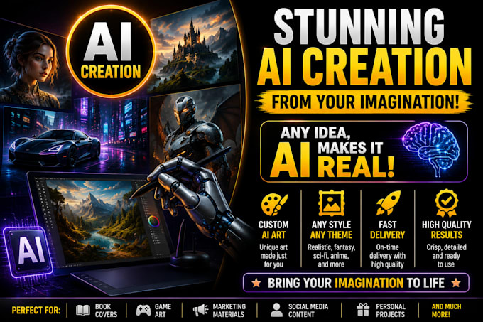 create stunning realistic ai art from your imagination