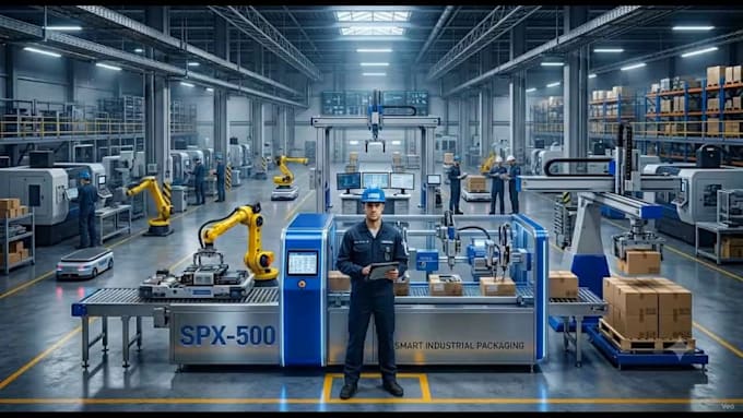 create 3d industrial manufacturing ai animation and engineering explainer video
