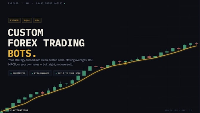 build a custom mt4 forex trading bot in python