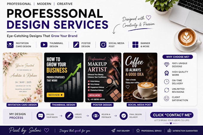 create professional social media graphics