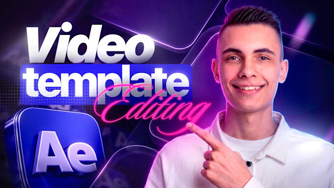 edit any after effects template or create a custom animation