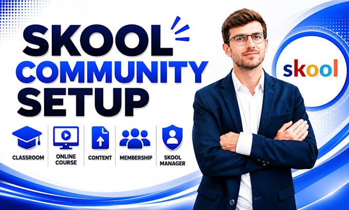 skool community setup classroom online courses content membership skool manager