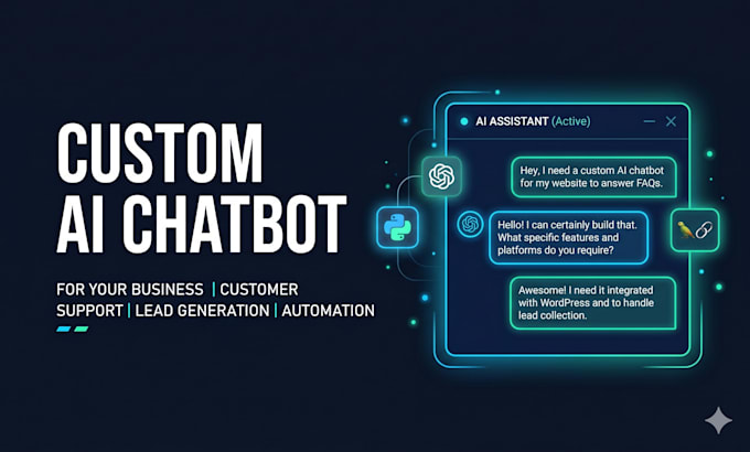 build a custom ai chatbot using API