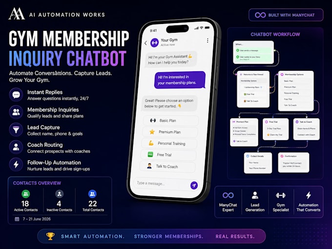 create instagram dm automation and manychat chatbot