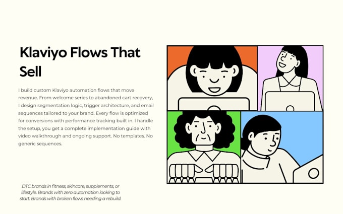 set up high converting klaviyo flows for shopify dtc brands