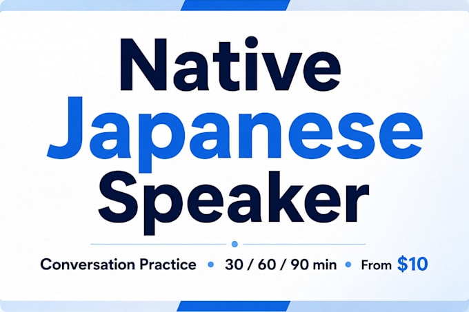 help you practice natural japanese conversation with a native speaker