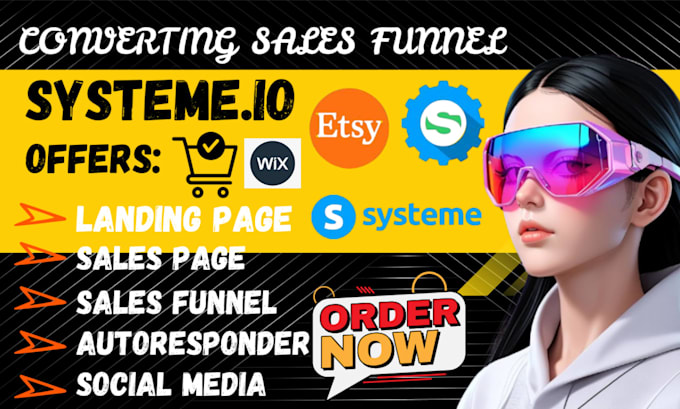 build systeme io sales funnel, systeme io landing page, systeme io website