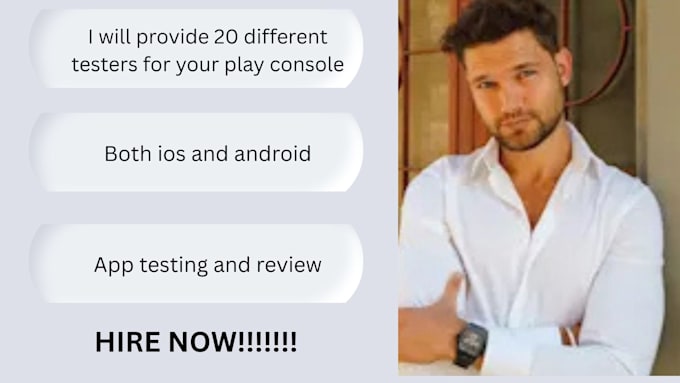 provide 12 testers for your google play console testing