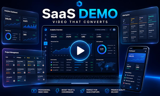 saas demo video, saas explainer video, saas animation, saas ui animation