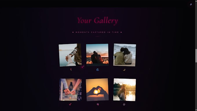 create a responsive birthday website with animations