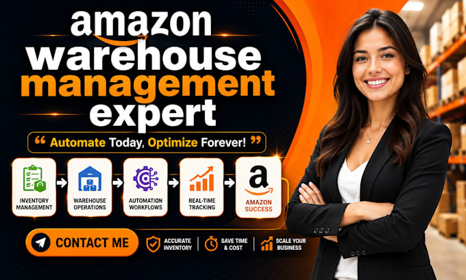 create amazon warehouse management and inventory automation
