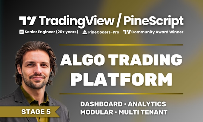 build your algorithmic trading platform, dashboard and bot