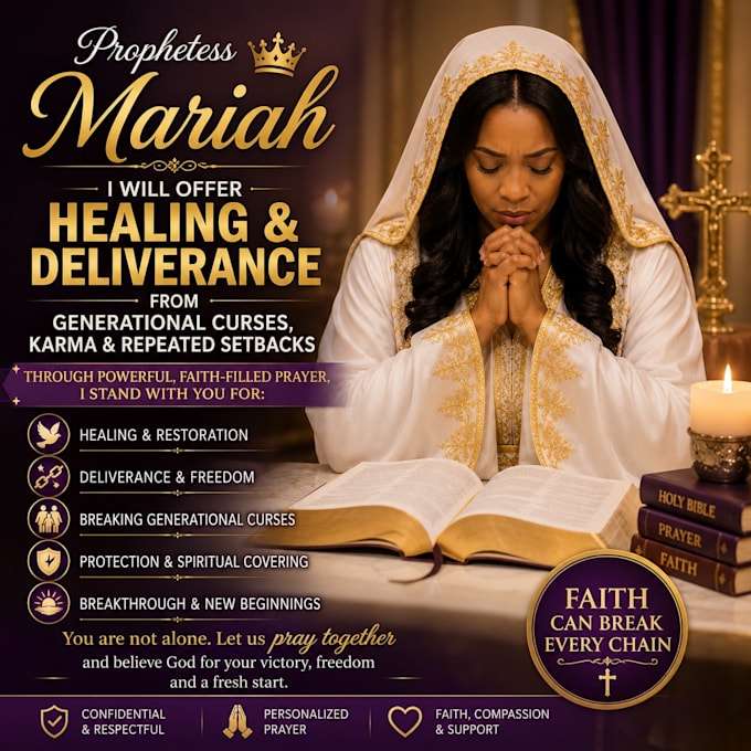 offer healing deliverance from generational curses karma repeated setbacks