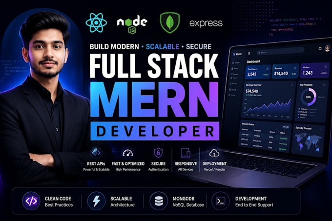 develop a full stack mern web application