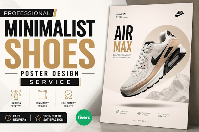 create modern product advertising poster designs