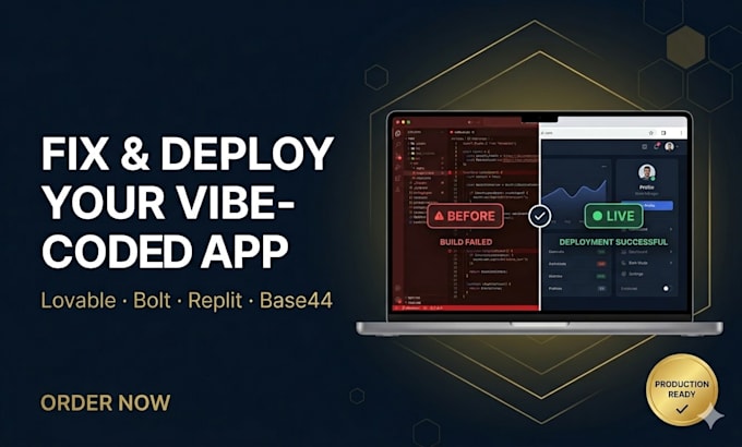 fix lovable bolt replit base44 deploy supabase 0auth stripe vercel replit ai app