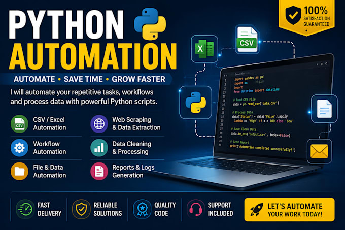 automate repetitive tasks with python scripts