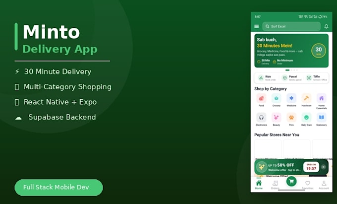 build a react js website with node js backend and rest API