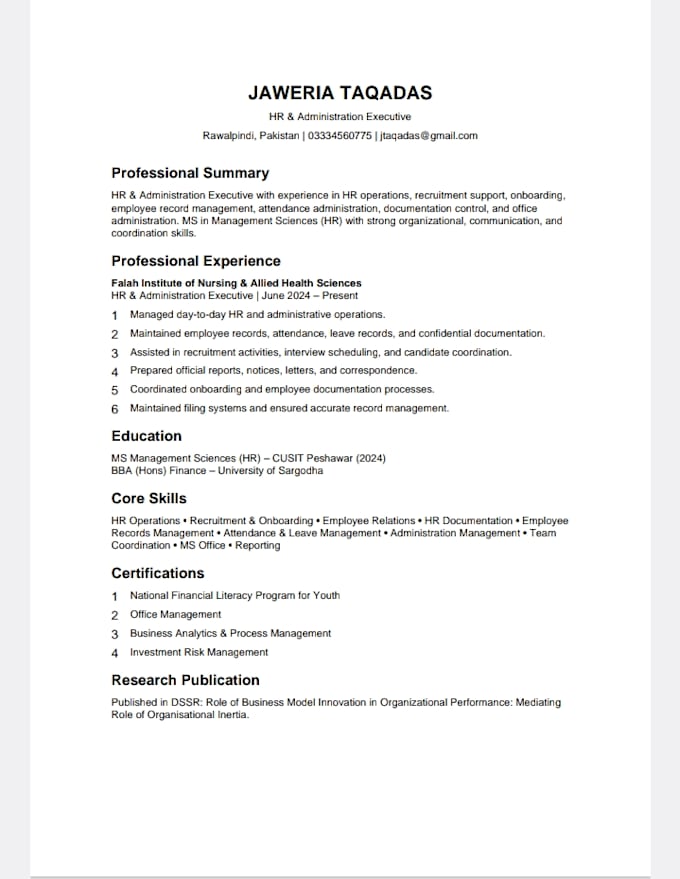 do hr and administrative operations