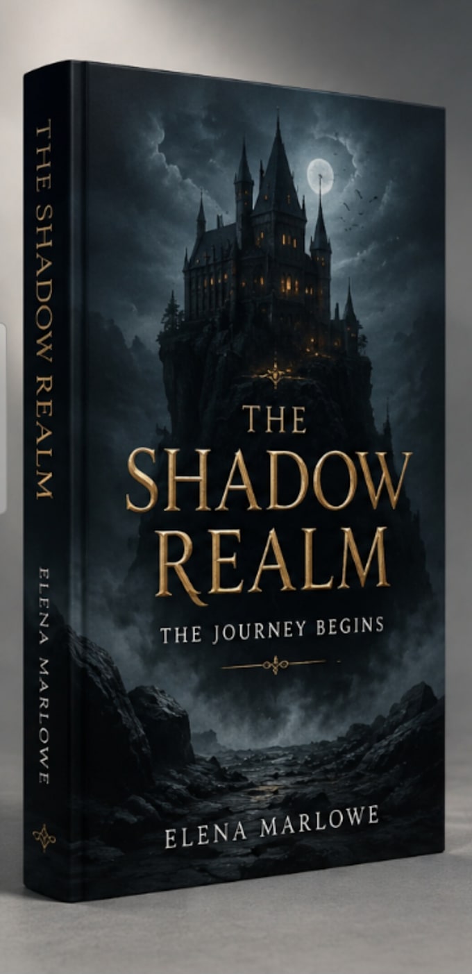 create a modern book cover design