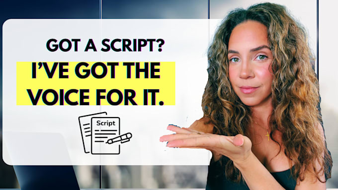 read scripts for brands, products, and services