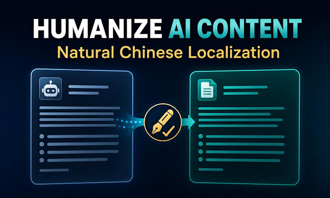 humanize and localize ai generated content into natural chinese