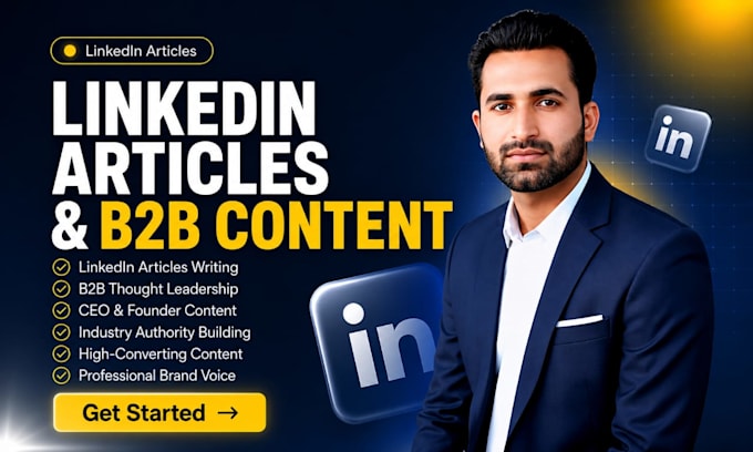 linkedin ghostwriter for thought leadership articles and b2b content
