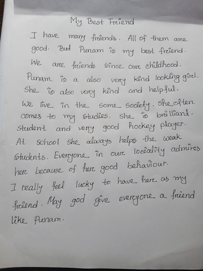 provide neat and professional handwriting services