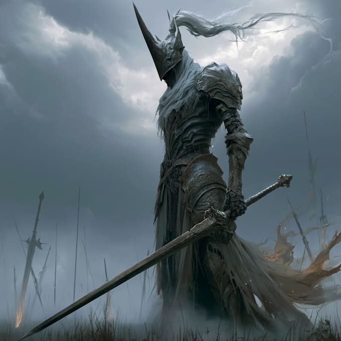 create dark knight paintings