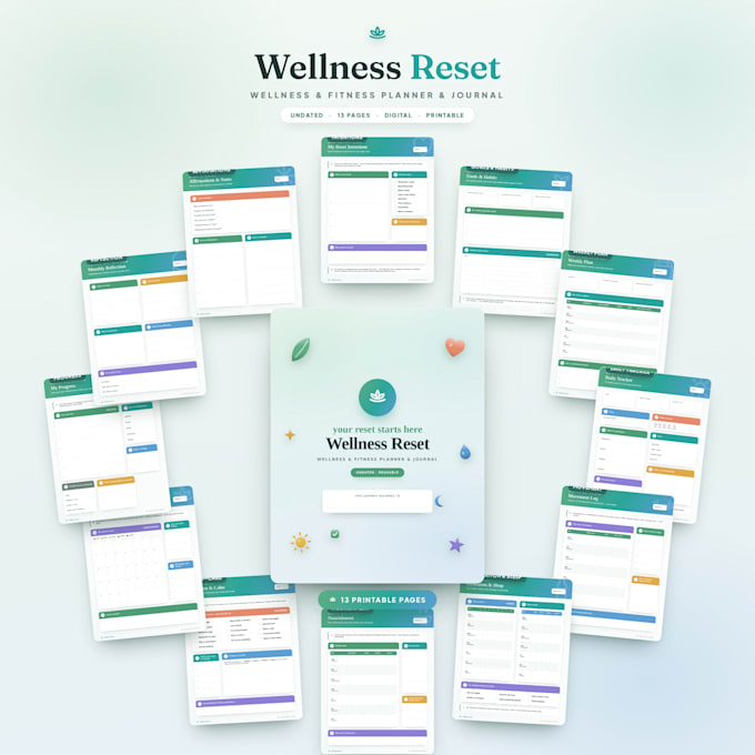 create a custom printable planner or poster in PDF